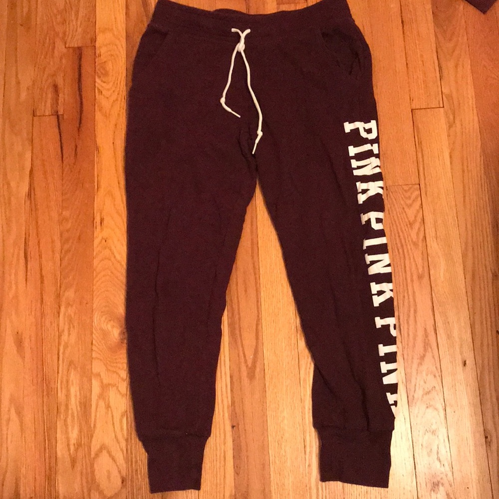 Victoria’s Secret/PINK Joggers Burgundy